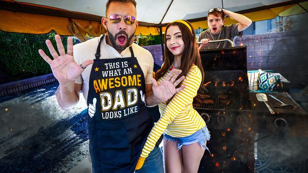 [FamilyStrokes] Serena Hill – “I’ll Drain Your Cock Before The BBQ” Serena Gets Marinated In Daddy’s White Sauce White Hair Porn Krystal Davis Porn